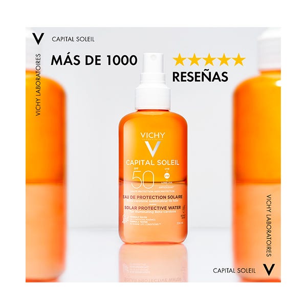 Capital Soleil Zvýšená opalovací voda SPF50+ | 200 ml