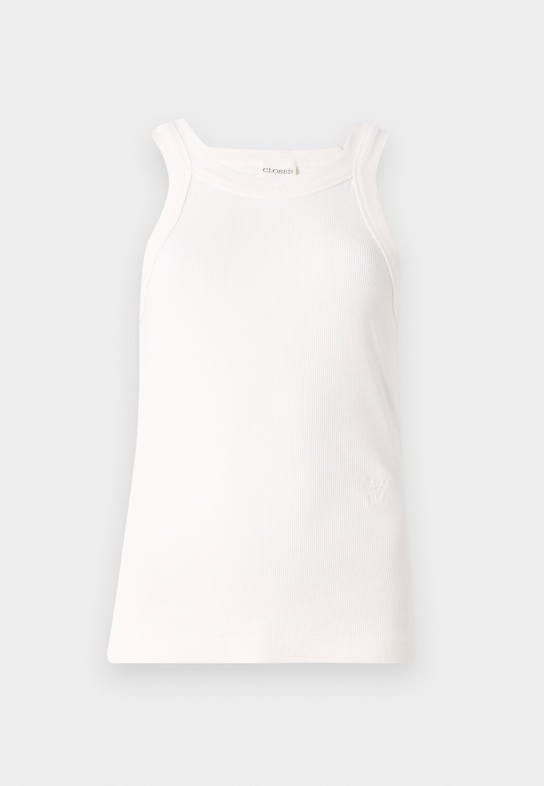 GESLOTEN RACER TANK - Bovenkant - gebroken wit
