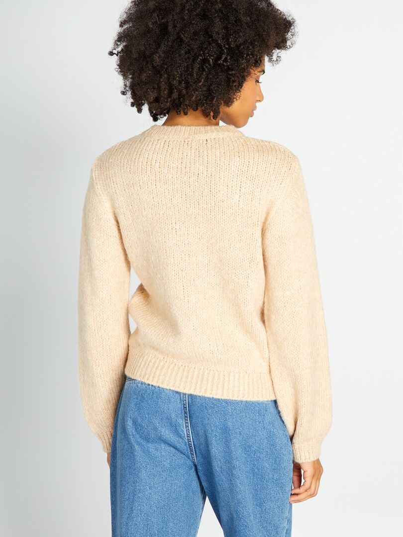 Sweter JDY Chunky Knit - BEŻOWY