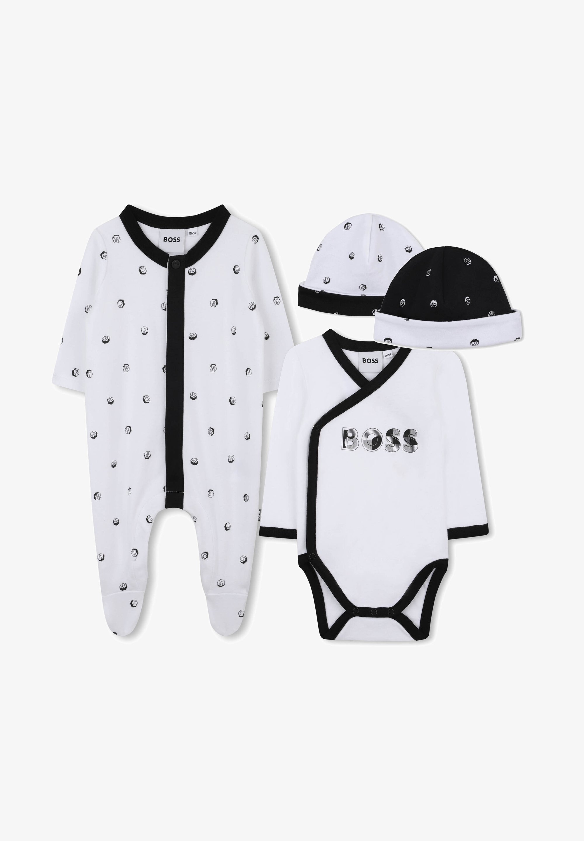Zestaw upominkowy BOSS Kidswear - Czapka - biała