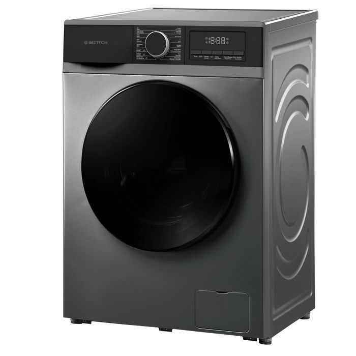 Lave-linge frontal GEDTECH GLL121400DG - 12 Kg - 1400 trmn - 16 programmes - Eco - Intensif -  Rapide  Trs Faible conso