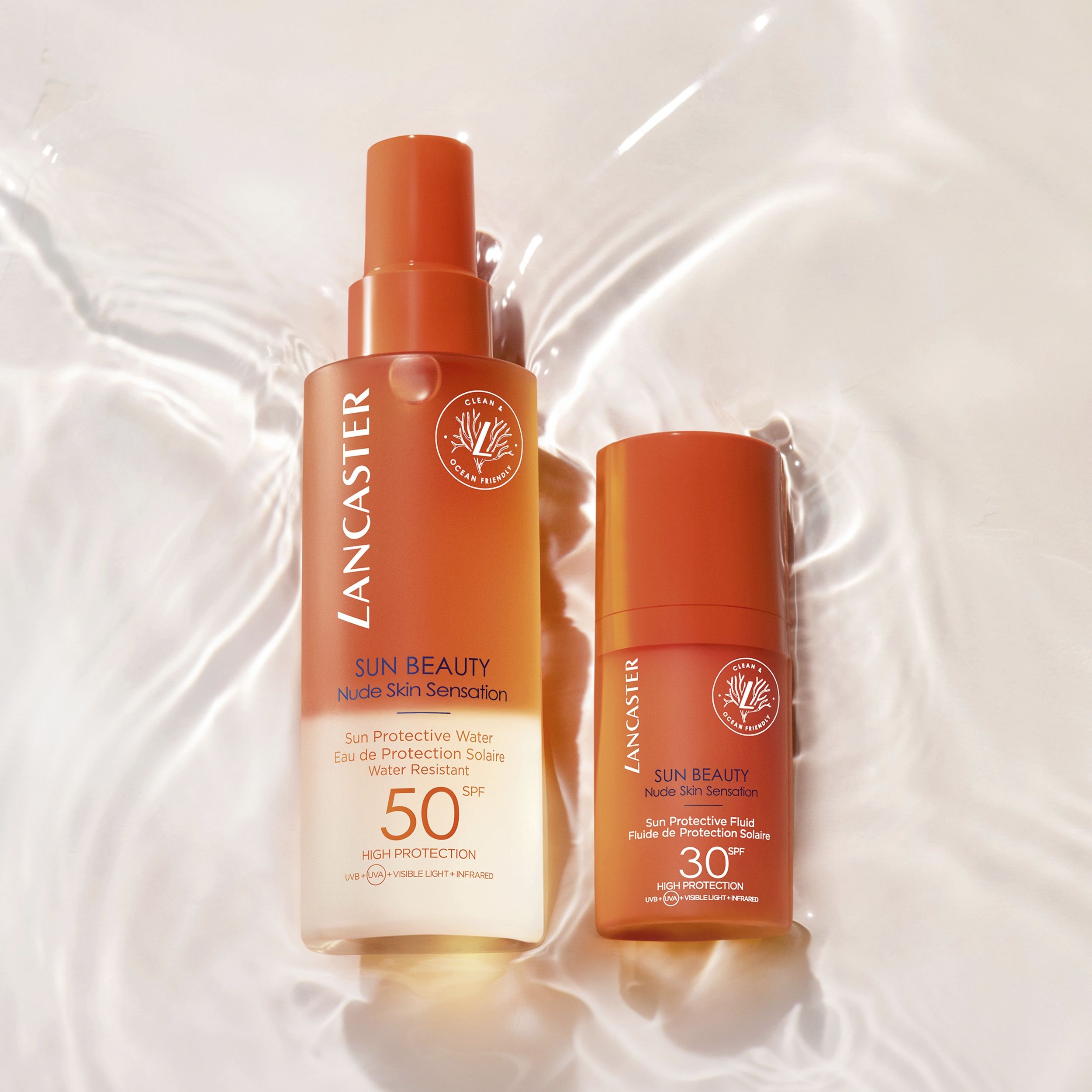 „Sun Beauty“ apsauginis skystis nuo saulės SPF30 Veido apsauga