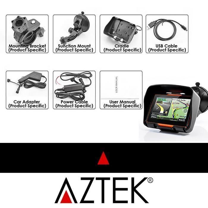 GPS 4en1 AZTEK® 4.3
