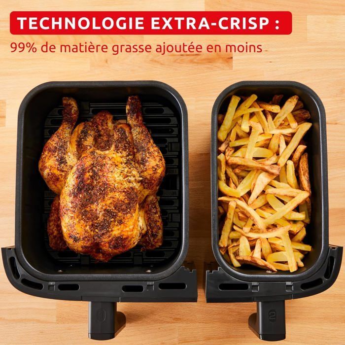 MOULINEX EASY FRY DUAL 8L COLLECTION IVOIRE EZ901AF0