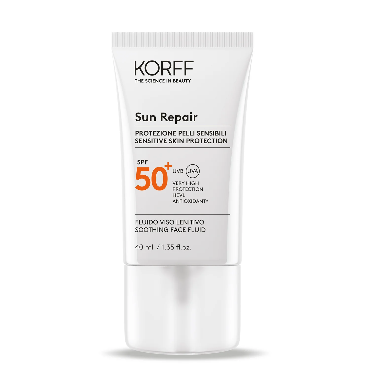 Sun Care Sun Repair Fluido viso lenitivo SPF50+ - Solare viso alta prot.