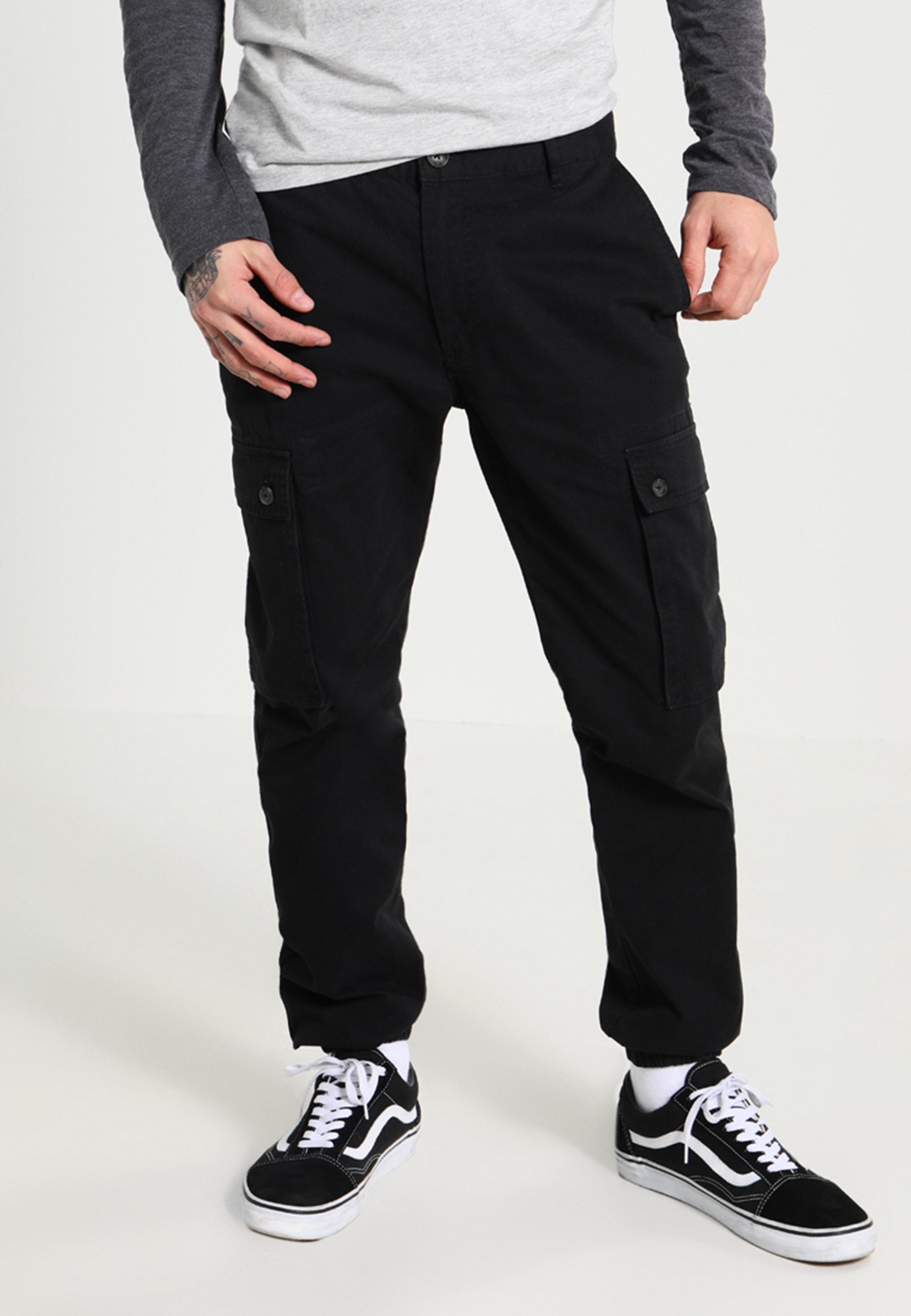 Pantalon cargo Pier One - noir