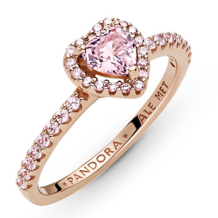 Anillo para mujer - PANDORA - 188421C04-54 - Oro rosa - Circonita cúbica - Talla 54 (Ø 17,2 mm)