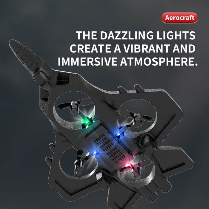 Remote Control Drone Toy for Children, Quadcopter, Stunt Plane, Shockproof and Drop Resistant