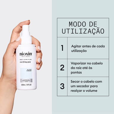 Nioxin Professionals Root Lifting Spray Density Defend Styling Spray Hårrotløftende Spray 150 ml