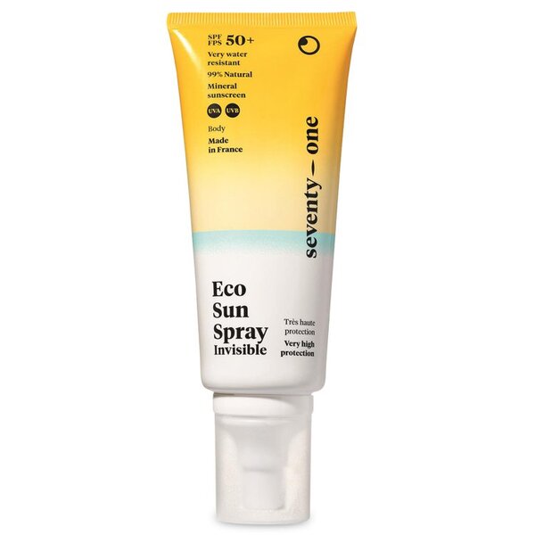71% natuurlijke zonbescherming SPF50 Eco SunSpray 100ml