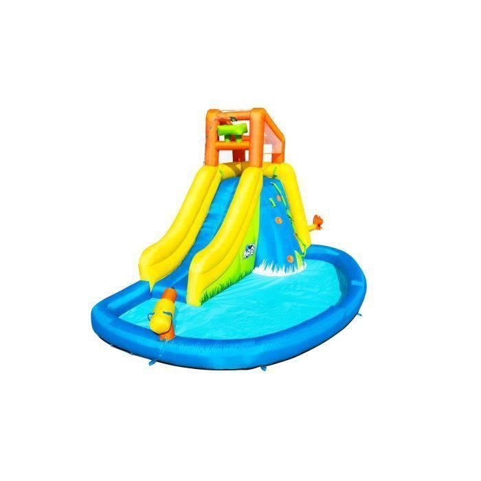 BESTWAY Constant Air Play Area with Slide, Wading Pool and Water Cannon Mont Splashmore H2OGo!