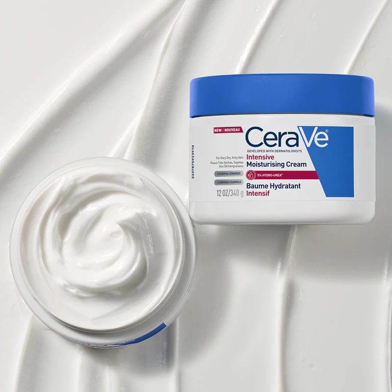 Creme Hidratante Intensivo CeraVe: creme intensamente hidratante com ceramidas.