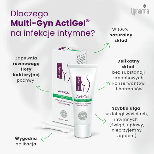 Multi-Gyn ActiGel, Żel dopochwowy na bakteryjne zakażenie pochwy