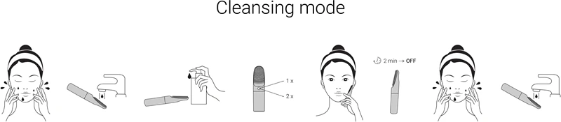 Notino Beauty Electro Collection gezichtsreinigingsborstel en verwarmde oogmassager