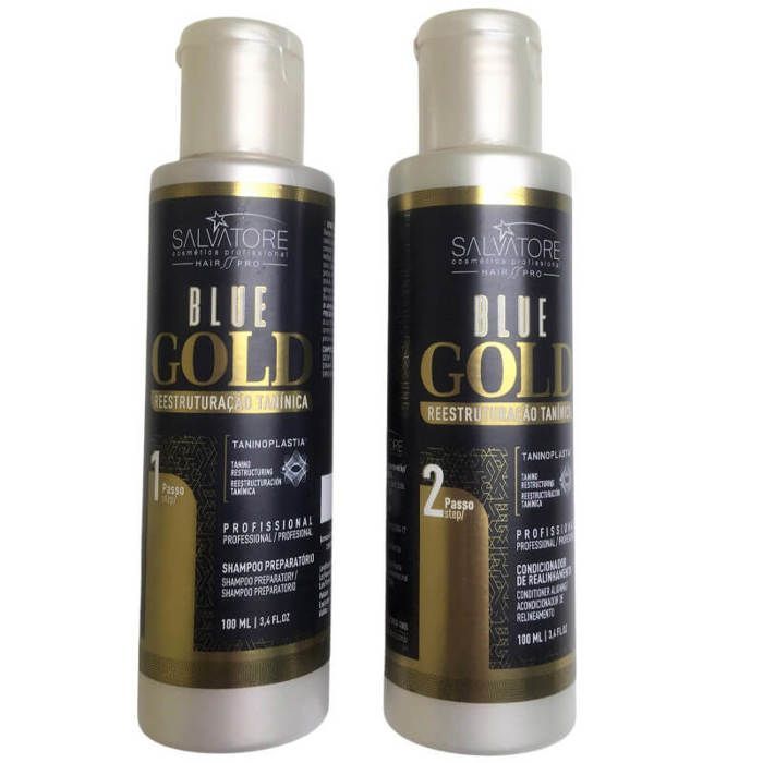 Kit lissage tanin Blue Gold Salvatore 2 x 100 ml