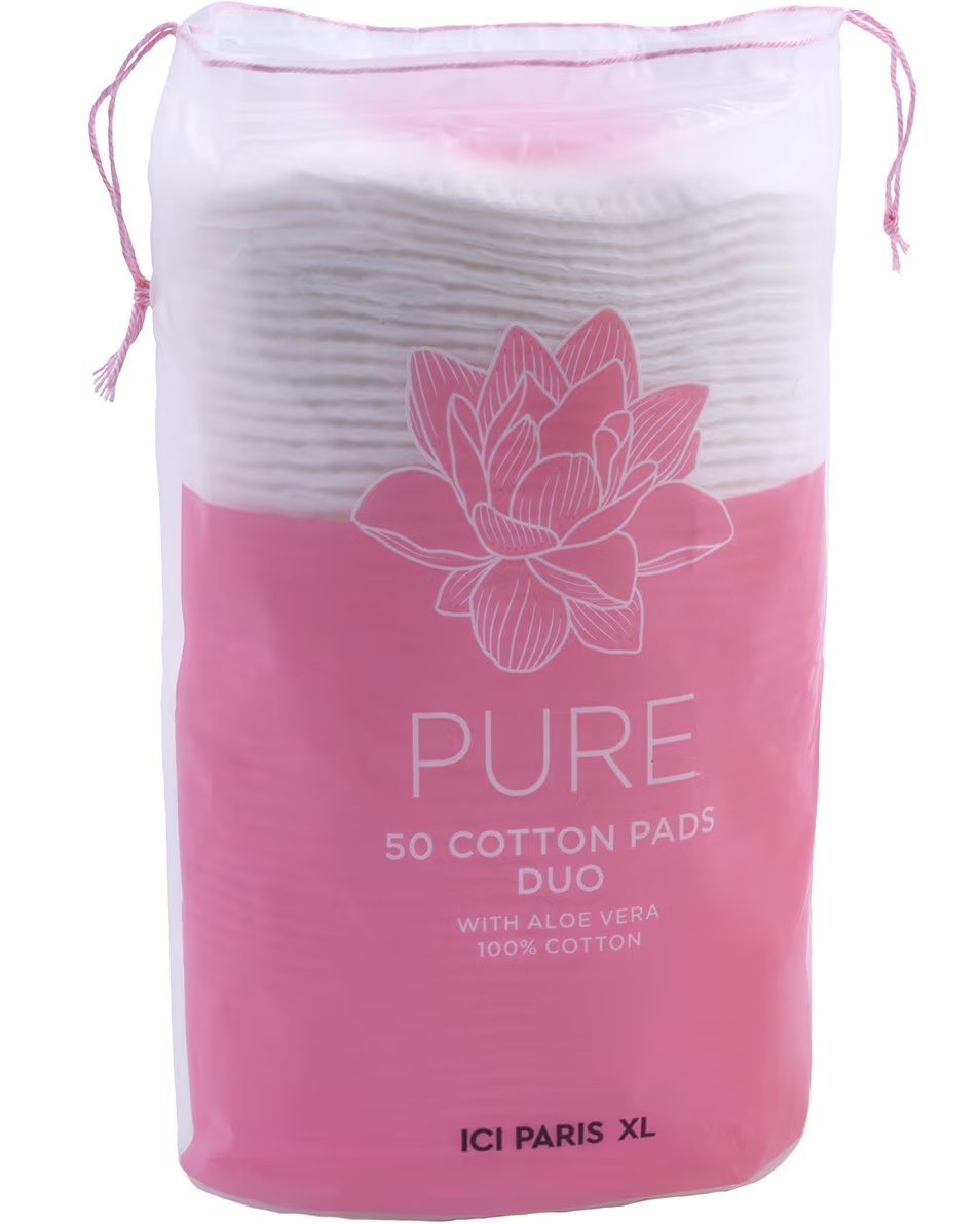 Σερβιέτες ICI PARIS XL PURE OVAL COTTON DUO ΜΕ ΑΛΟΗ ΒΕΡΑ 100% ΒΑΜΒΑΚΙ - 50 σερβιέτες