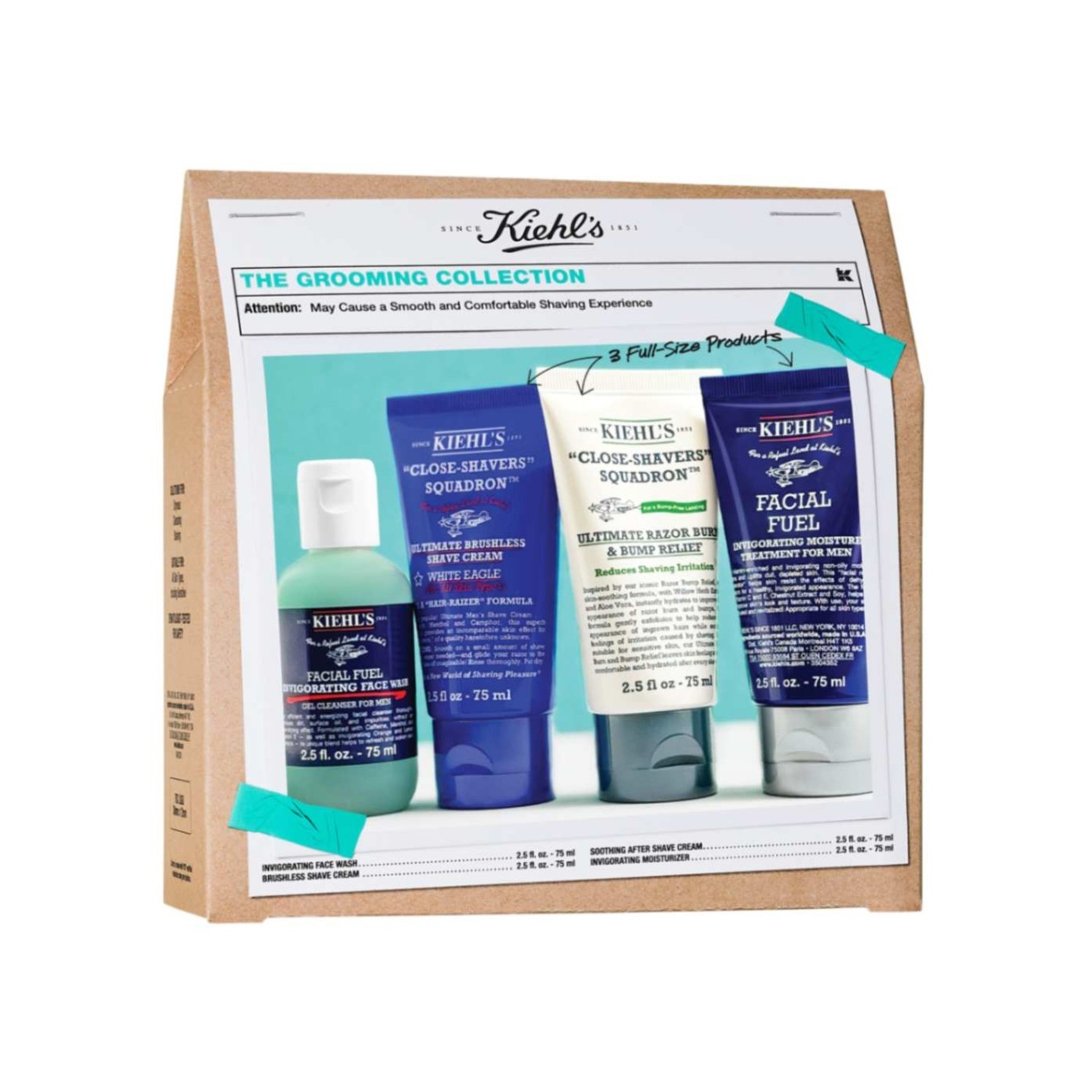 Kiehl's Facial Fuel The Grooming Collection сет за негу лица – 1 комад