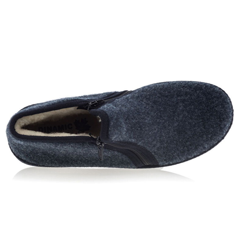 Blauwe herenslippers