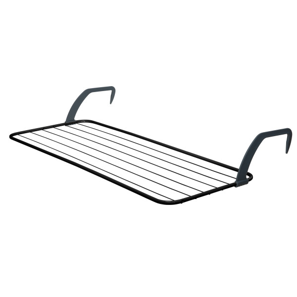 Suszarka na pranie wisząca S100 109 x 43 cm czarna VELKEA