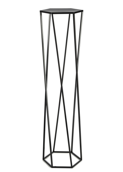 Kwietnik stojak na rośliny czarny 100 cm LOFT