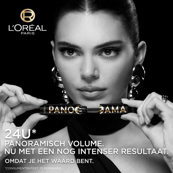 L'Oréal Paris Panorama маскара за целу ноћ, црна, 10 мл