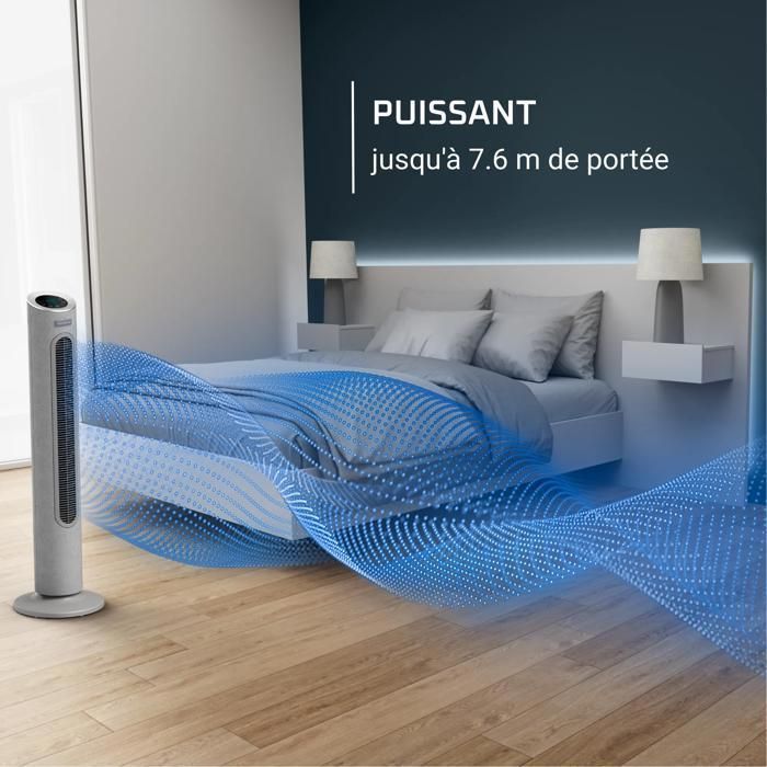 Ventilador de torre Rowenta Eole Home, potente, silencioso, con control remoto VU6980F0