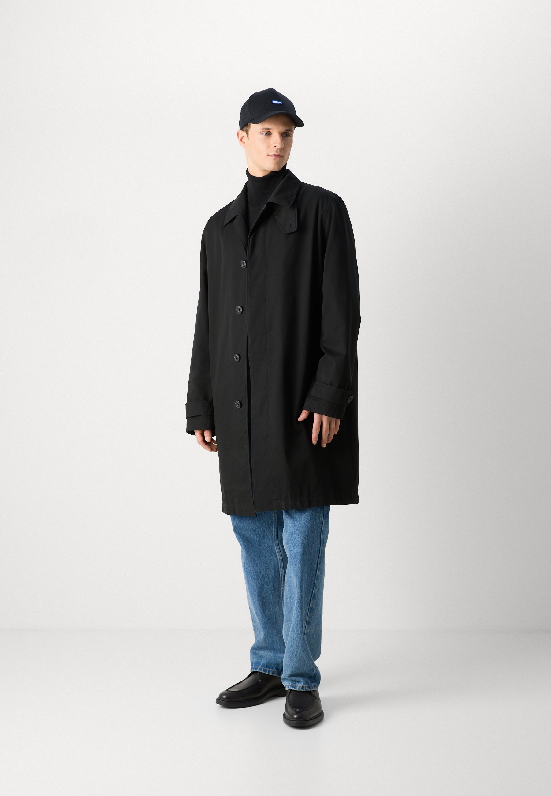 HUGO MAVER - Manteau classique - noir