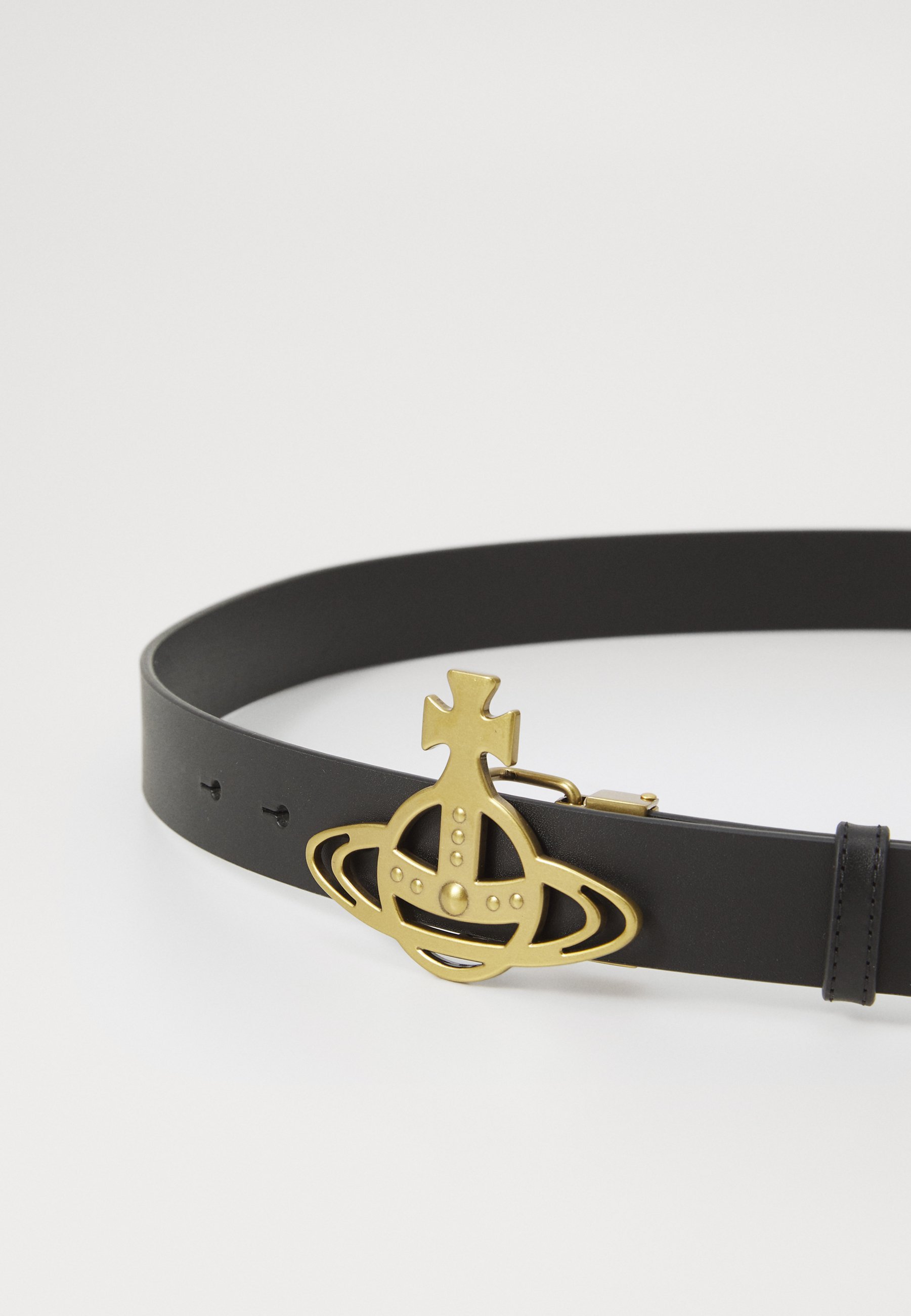 Vivienne Westwood LINE ORB BUCKLE UNISEX - Diržas - juodas
