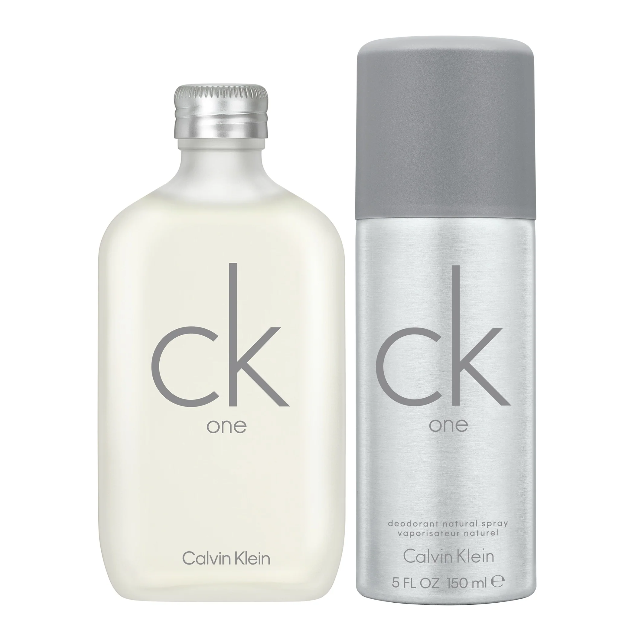 Ck One COFANETTO REGALO CK One Eau de Toilette + Deodorante Spray - Cofanetti profumo unisex, Cofanetto Profumo Donna, Cofanetto Profumo Uomo, Eau de Toilette Unisex, Eau de Toilette