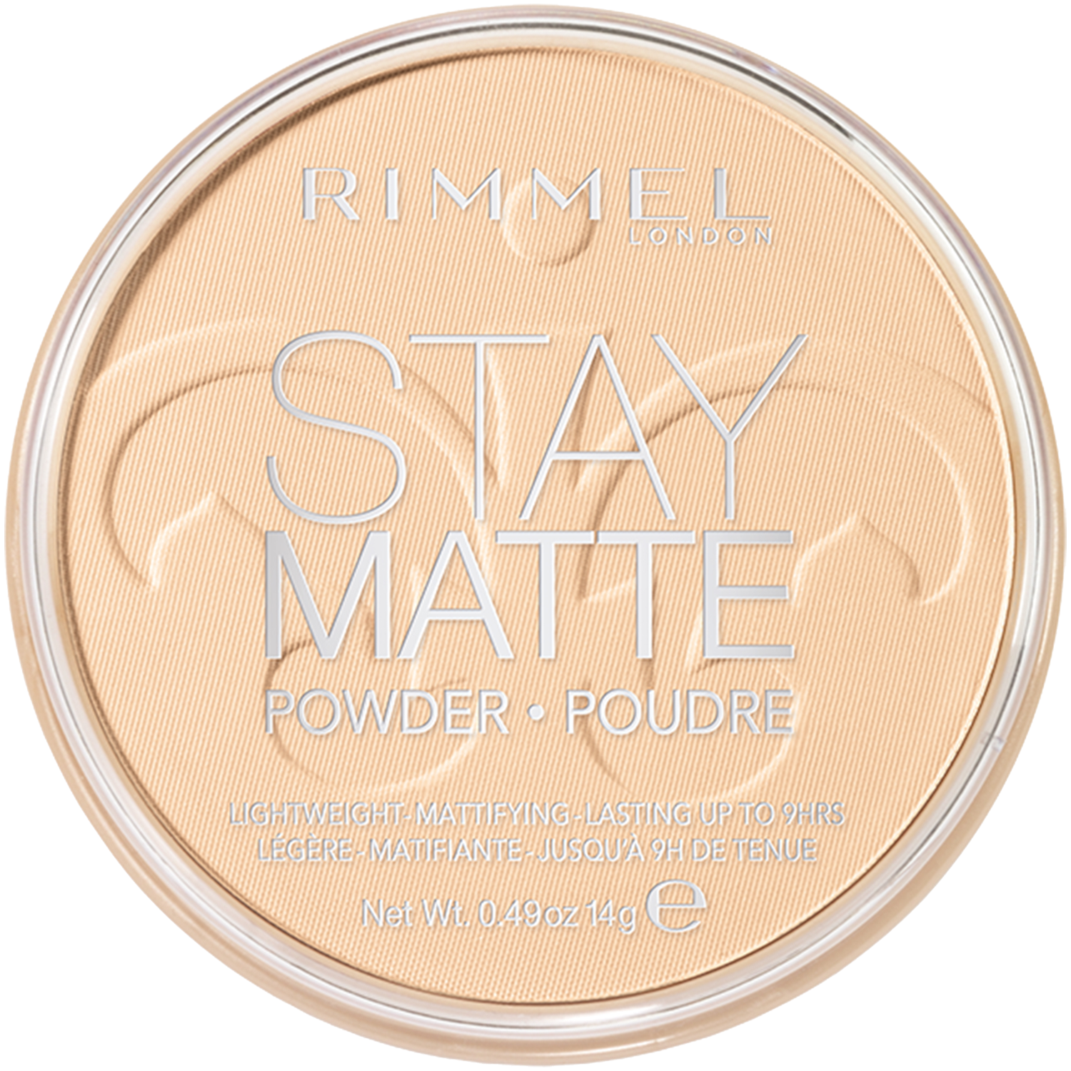 Poudre compacte Rimmel 001 pour le visage 14 g, fini mat