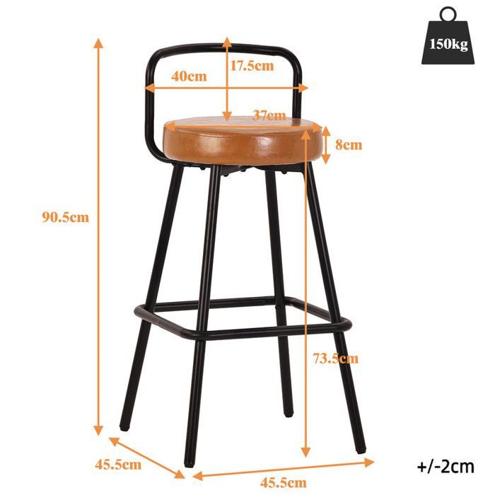 Luscriate - Îlot de Cuisine avec 4 Tabourets de Bar, Ensemble Complet avec Rangement Tiroirs et Placards, Plan de Travail, LED