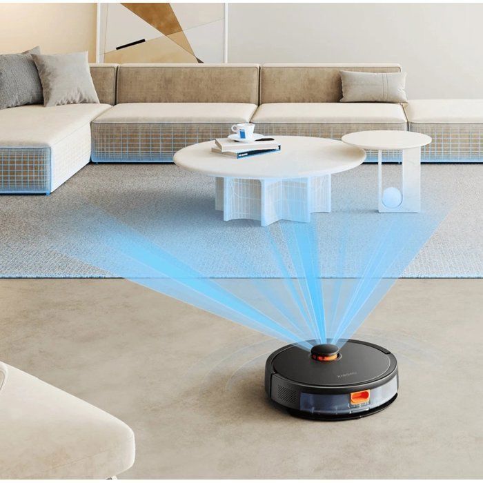 Aspirateur robot  - Xiaomi Robot Vacuum S20 EU Blanc - Puissance d'aspiration de 5 000 Pa - Bac à poussière de 400 mL