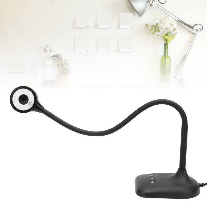 SALUTUYA Caméra de document USB USB Document Camera 2K 5MP Image automatique INVERT Visualiseur de webcam USB avec deco poser
