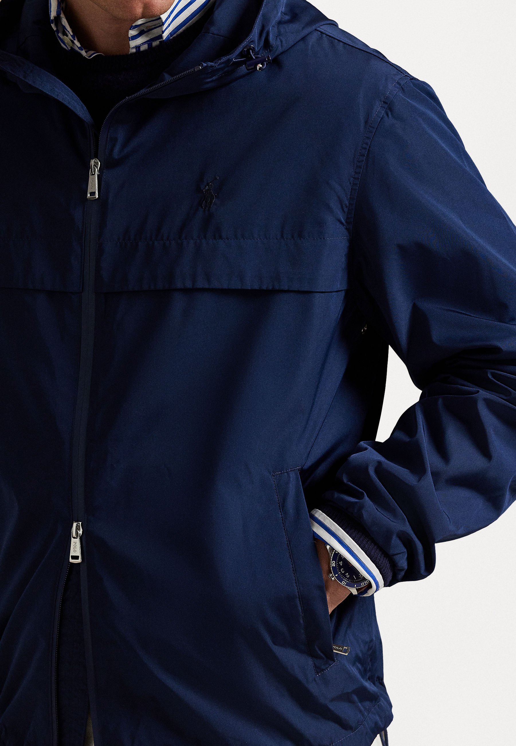 Polo Ralph Lauren lichtgewicht jas met capuchon - windbreaker - Newport Navy