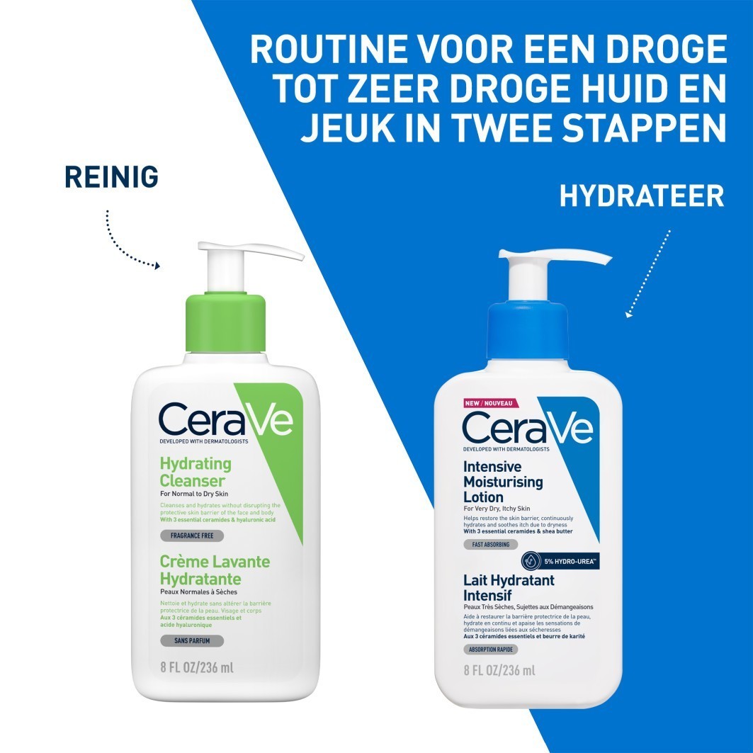 CeraVe Intenzívne hydratačné telové mlieko - 473 ml