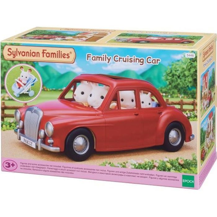 Rode cabriolet met 5 zitplaatsen - SYLVANIAN FAMILIES - voor poppen vanaf 3 jaar