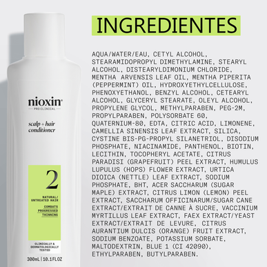 Nioxin Professionals Scalp Hair Conditioner 2 Natural Neathered Hair Gift Set 300 ml