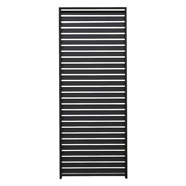 Lamellenwand voor paviljoen, antraciet