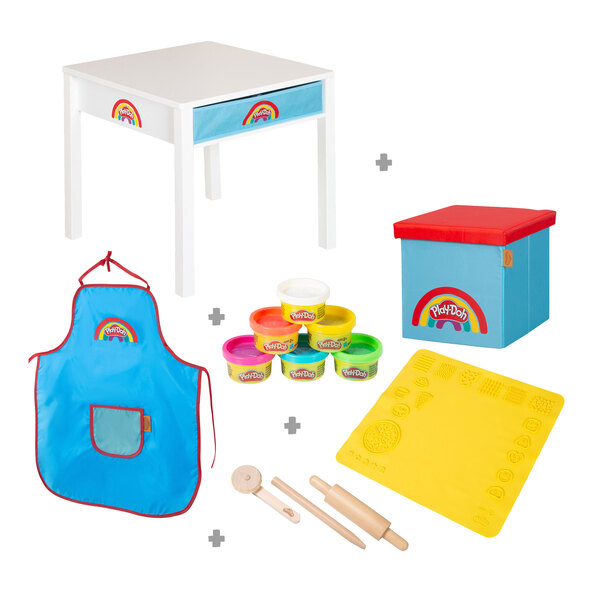 Kreativt lekbord, roba x Play-Doh, inklusive modellera och tillbehör