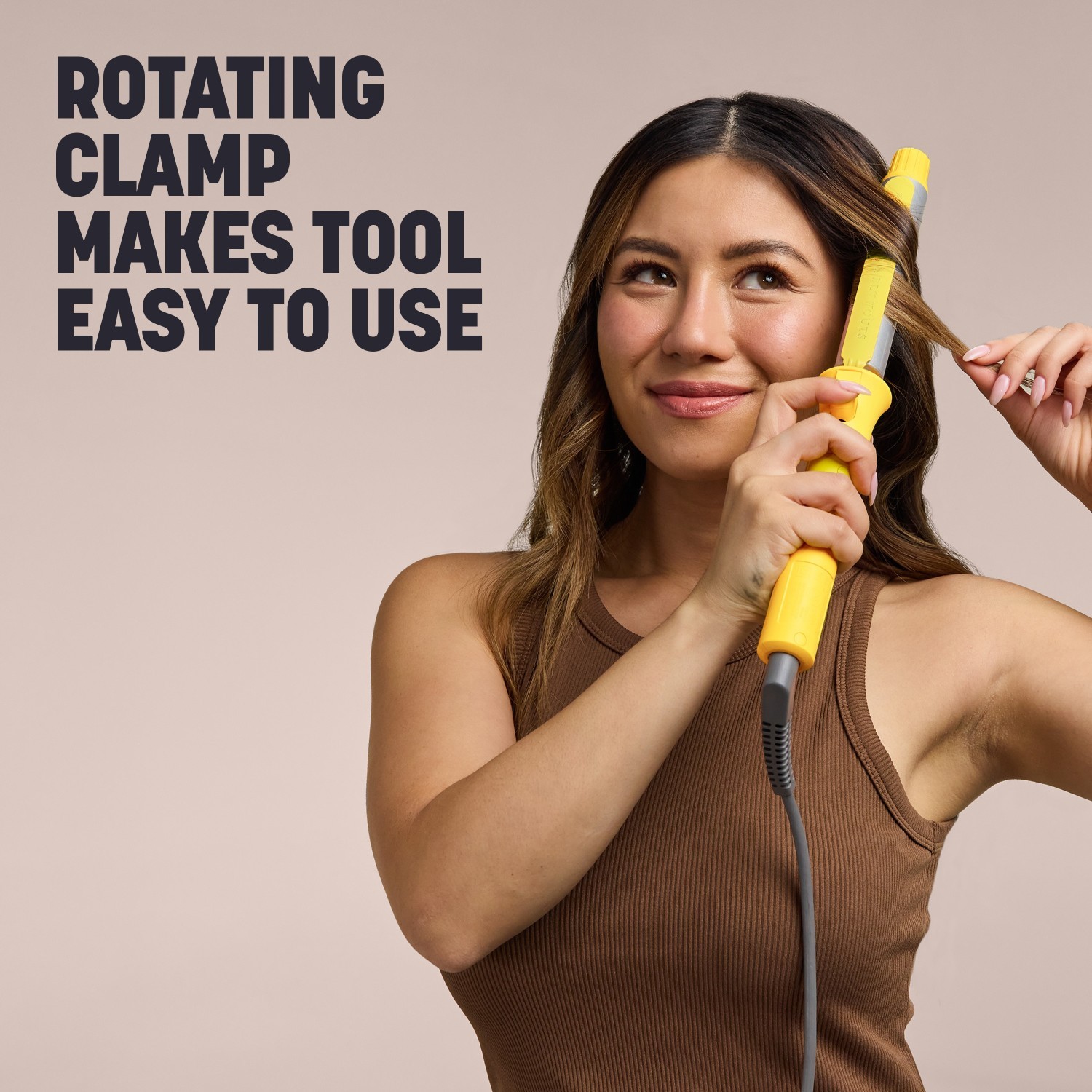 Drybood stiliaus plaukų garbanojimo žnyplės „The 3-Day Bender Digital Curling Iron“ 1,25 colio – 1 vnt.