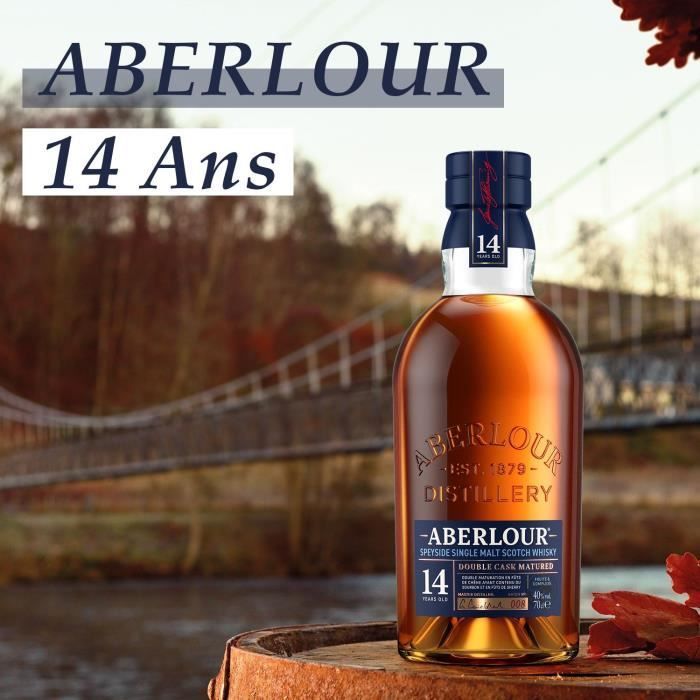 Aberlour – 14 Jahre alter Single Malt Scotch Whisky in Geschenkverpackung – 40,0 % Vol. – 70 cl