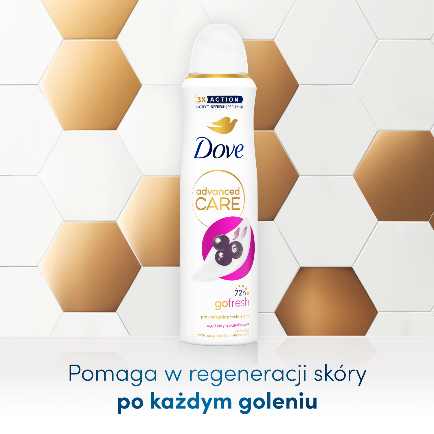 Dove Go Fresh мирис асаи бобица и локвања