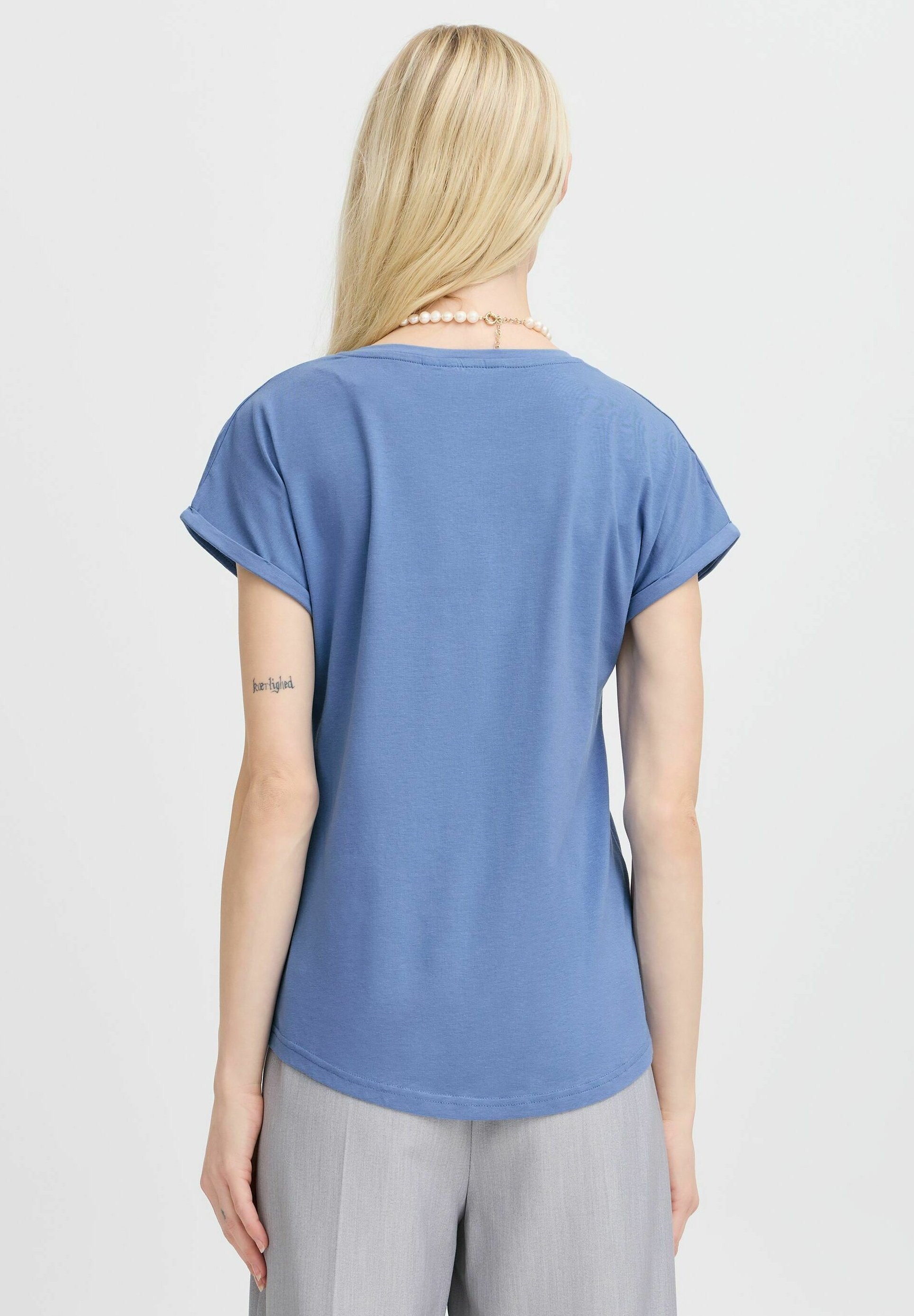 b.young BYPamila - Basic T-shirt - riverside