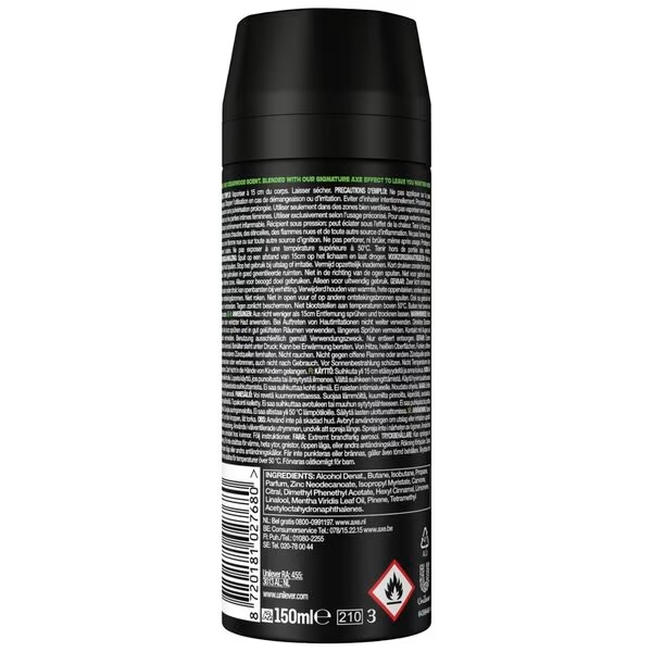 Axe Wild Mojito & Cedarwood dezodorans i sprej za tijelo 150ml