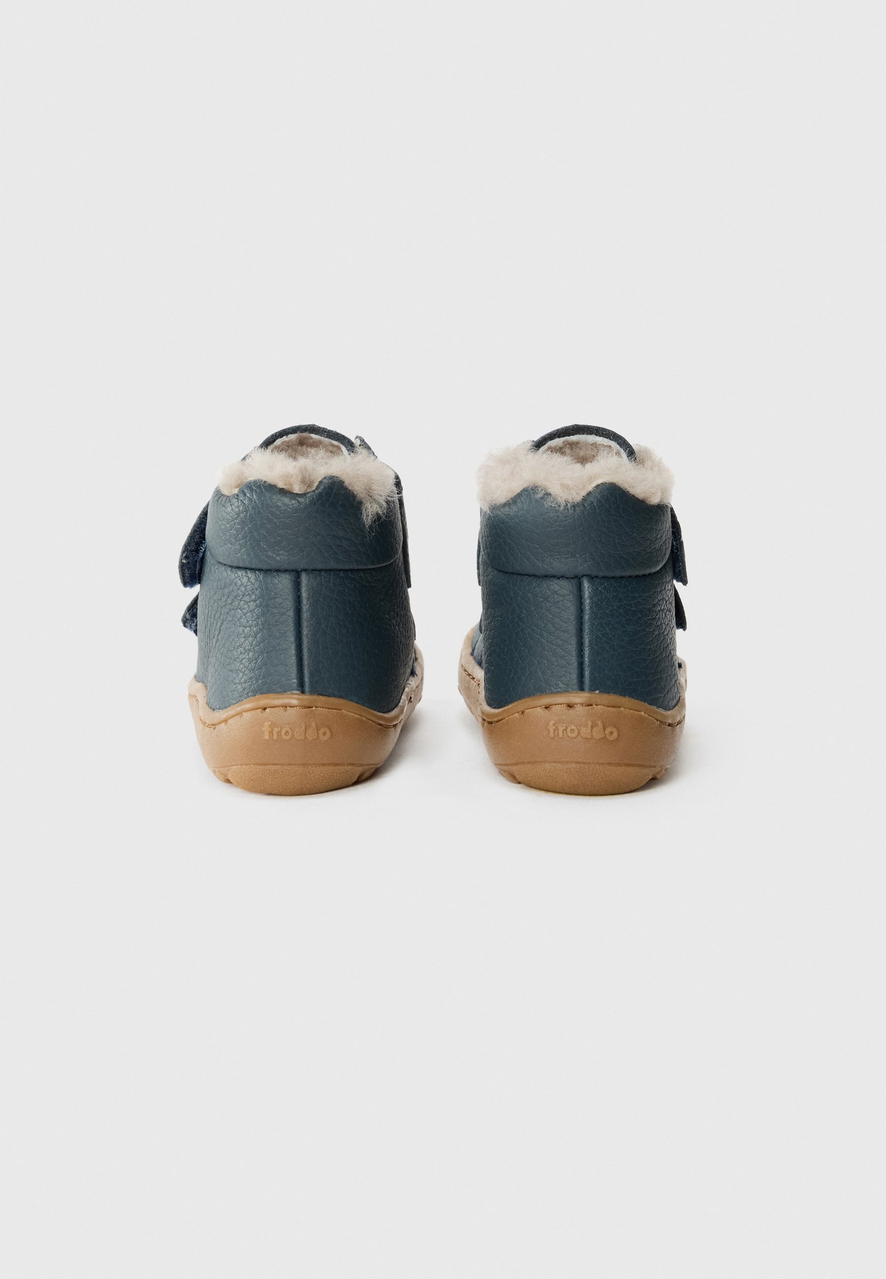 Froddo BAREFOOT WINTER FURRY - Scarpe da ginnastica alte - blu scuro