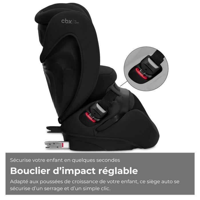 Silla de coche Cybex Pallas B i-Size CBX - 76 a 150 cm - 9 a 50 kg - 15 meses a 12 años - Negro puro