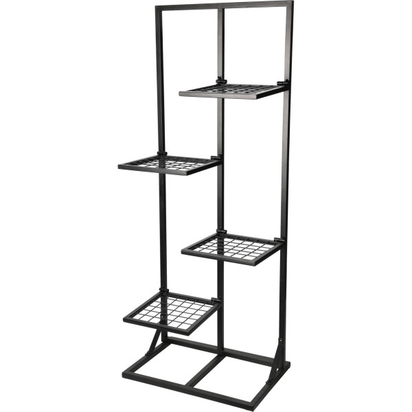 Stojak na kwiaty metalowy, wysoki, 40 x 27 x 102 cm