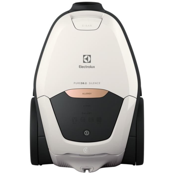 Aspirapolvere a traino Electrolux PD82-ALRG - 500W - 57dB - Bianco - Con sacchetto - SmartMode - PureSound