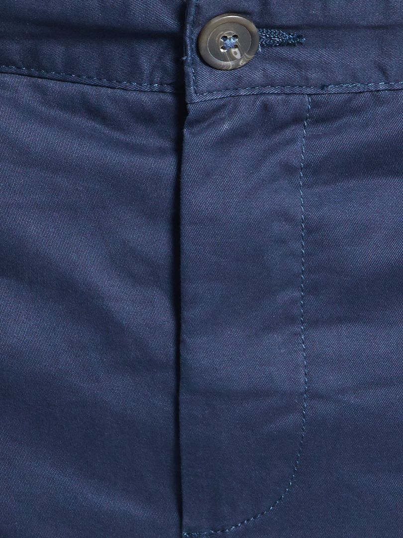 Slim fit chino broek maat L34 - blauw