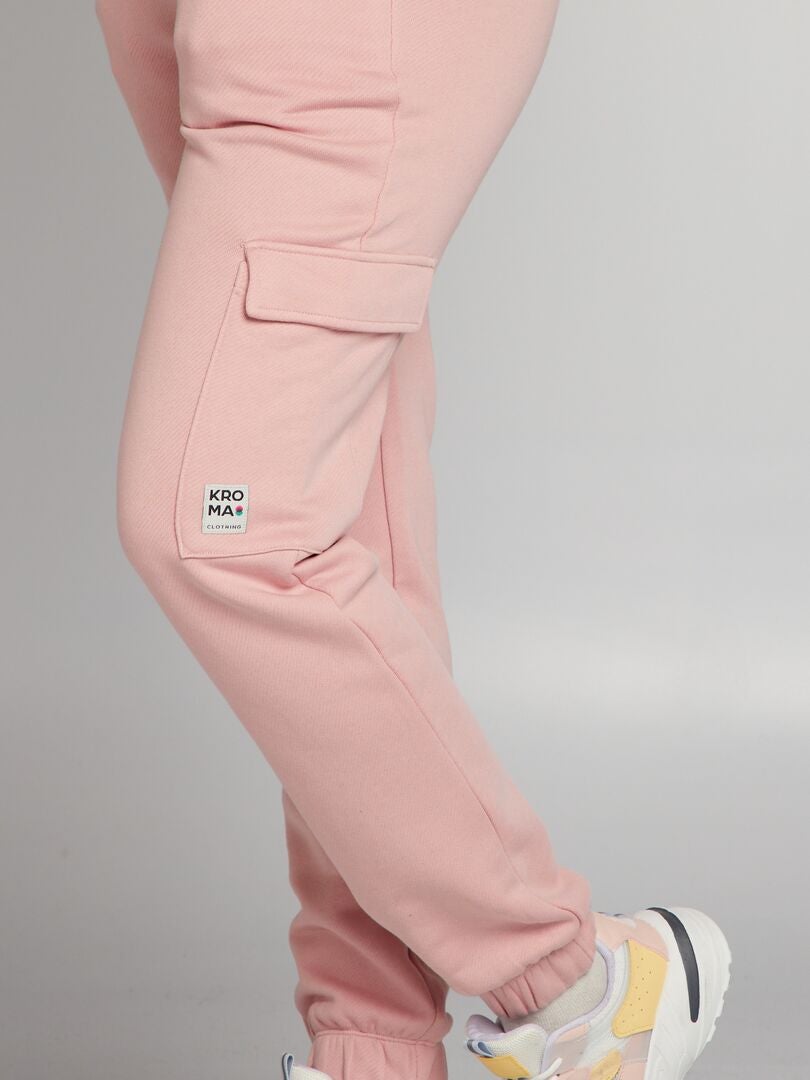 Fleece joggingbroek - ROZE